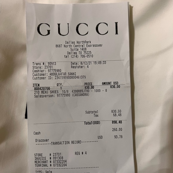 Men Velvet GG Gucci loafers 8 - Picture 9 of 10